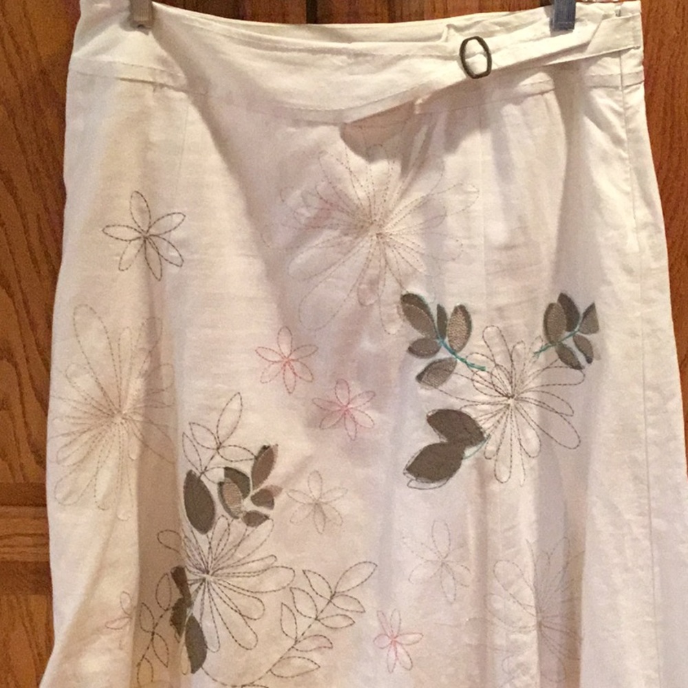 Tribal embroidered skirt.  Size 12.